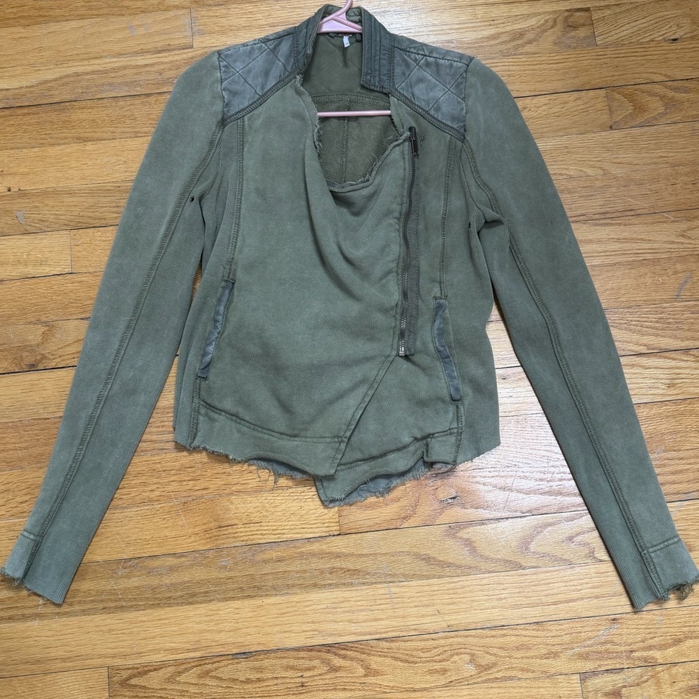 Free People Shrunken Moto Jacket #0008 - Picture 9 of 10